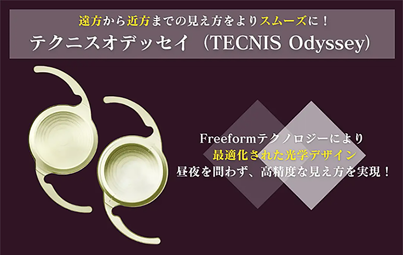 ３焦点自然視覚レンズ（連続焦点レンズ）