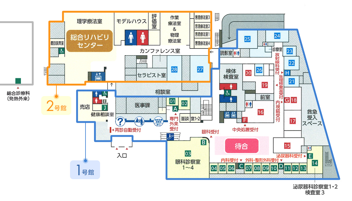 1Fフロアマップ